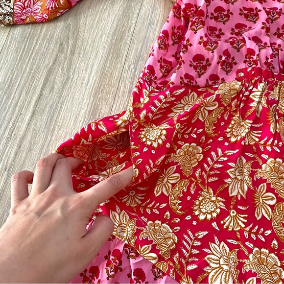 NWOT Figue Fiona Silk Midi Dress with Sequins Sz S - Picture 9 of 9